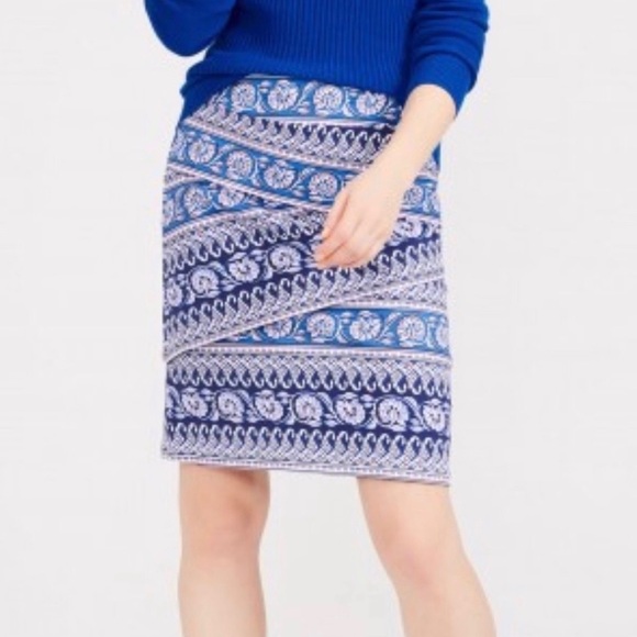 J. McLaughlin Skirts J Mclaughlin Nicola Skirt In Beverly Stripe